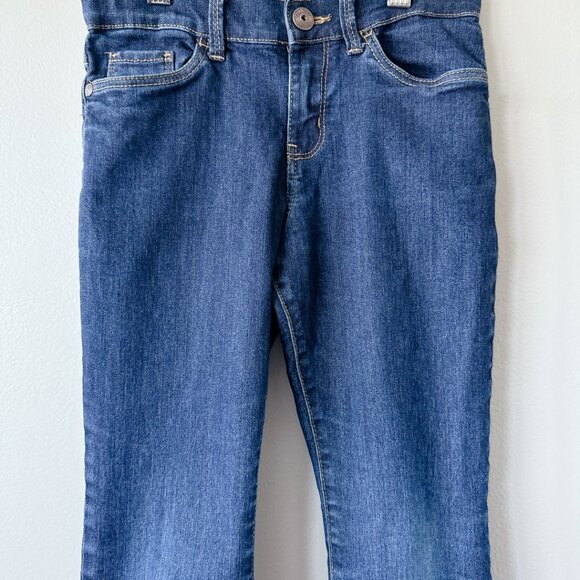 OshKosh B'Gosh jeans size 7 dark wash skinny boot cut for girls - Picture 4 of 12